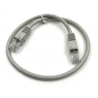 Патч-корд Buro UTP 4 пары cat.5E CCA molded 0.5м серый RJ-45 (m)-RJ-45 (m) (UTP-5E-0,5M-G)