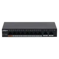 Коммутатор Dahua DH-PFS3010-8GT-96 10x1Гбит/с 7PoE+ 1PoE++ 96W неуправляемый