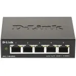 Коммутатор D-Link DGS-1100-05V2/A1A (L2) 5x1Гбит/с настраиваемый