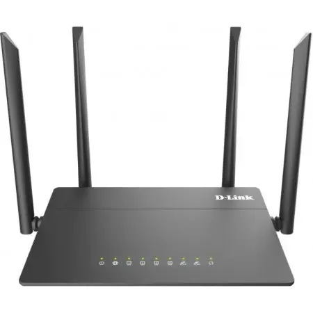 Роутер беспроводной D-Link DIR-822/RU/R4A AC1200 10/100BASE-TX черный