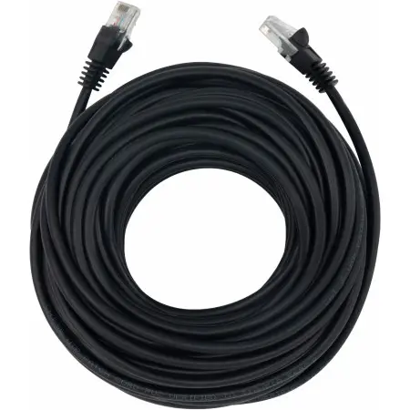 Патч-корд Buro UTP 4 пары cat.5E CCA molded 20м черный RJ-45 (m)-RJ-45 (m)