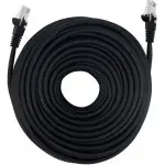 Патч-корд Buro UTP 4 пары cat.5E CCA molded 25м черный RJ-45 (m)-RJ-45 (m)