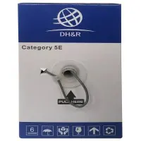 Кабель сетевой Ningbo UTP 4 пары cat.5E solid 0.5мм CCA molded 305м серый