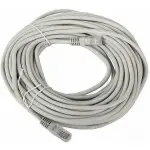 Патч-корд Premier 5-970 1Гбит/с UTP 4 пары cat.5E CCA molded 15м серый RJ-45 (m)-RJ-45 (m)
