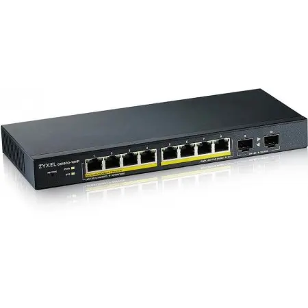 Коммутатор Zyxel GS1900-10HP-EU0102F (L2) 8x1Гбит/с 2SFP 8PoE+ 77W управляемый