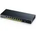 Коммутатор Zyxel GS1900-10HP-EU0102F (L2) 8x1Гбит/с 2SFP 8PoE+ 77W управляемый