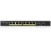 Коммутатор Zyxel GS1900-10HP-EU0102F (L2) 8x1Гбит/с 2SFP 8PoE+ 77W управляемый