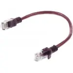 Патч-корд Premier PP12-0.25M/V 1000Гбит/с UTP 4 пары cat.5E CCA molded 0.25м фиолетовый RJ-45 (m)-RJ-45 (m)