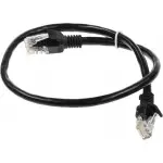 Патч-корд Premier PP6U-0.5M/BK 10000Гбит/с UTP 4 пары cat.6 CCA molded 0.5м черный RJ-45 (m)-RJ-45 (m)