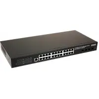 Коммутатор Osnovo SW-24G4X-2L (L3) 28x1Гбит/с 4SFP+ управляемый