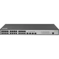 Коммутатор SNR SNR-S2982G-24T-POE-E (L2) 24x1Гбит/с 4SFP 24PoE 370W управляемый