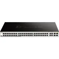 Коммутатор D-Link DGS-1210-52/FL2A (L2) 52x1Гбит/с 4xКомбо(1000BASE-T/SFP) управляемый