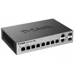 Коммутатор D-Link DGS-1100-10/ME/A2A 8x1Гбит/с 2xКомбо(1000BASE-T/SFP) управляемый