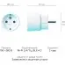 Умная розетка Sber SBDV-00123 EUBT Wi-Fi белый