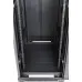 Шкаф серверный Lanmaster (TWT-CBB-22U-6X8-G1) напольный 22U 600x800мм пер.дв.стекл задн.дв.двуст. 2 бок.пан. 800кг черный IP20