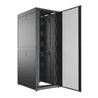 Шкаф коммутационный C3 Solutions (C3.RF4803) напольный 48U 750x1050мм пер.дв.перфор. задн.дв.перфор. 2 бок.пан. направл.под закл.гайки 1130кг черный