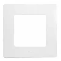 Рамка Legrand Etika 672501 накладная 1x ABS пластик белый
