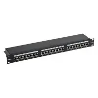 Патч-панель ITK Generica PP24-1UC5EF-K05-G 19" 1U 24xRJ45 кат.5E FTP
