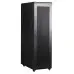 Шкаф коммутационный Lanmaster (TWT-CBB-42U-6X10-P1) напольный 42U 600x1000мм пер.дв.перфор. задн.дв.перфор.2-хст. 2 бок.пан. направл.под закл.гайки 800кг черный IP20 сталь