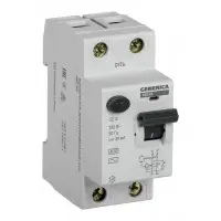 Выключатель дифф.тока УЗО IEK MDV15-2-032-030 ВД1-63 Generica 32A 4.5kA 30мА AC 2П 230В 2мод серый (упак.:1шт)