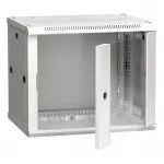 Шкаф коммутационный ITK Linea W (LWR3-06U64-GF) настенный 6U 600x450мм пер.дв.стекл 90кг серый 350мм 22кг 200град. 370мм IP20 IK08 сталь