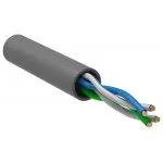Кабель информационный ITK Generica BC1-C502-111-305-G кат.5 U/UTP 2 парыX24AWG PVC внутренний 305м серый