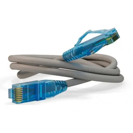 Патч-корд Hyperline PC-LPM-UTP-RJ45-RJ45-C6-0.5M-LSZH-GY PC-LPM-UTP-RJ45-RJ45-C6-0.5M UTP RJ-45 вил.-вилка RJ-45 кат.6 0.5м серый LSZH (уп.:1шт) 24AWG