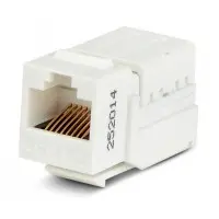 Модуль Hyperline KJNE-8P8C-C5E-90-WH информ. KeystoneRJ45 кат.5E UTP бел. (упак.:1шт)