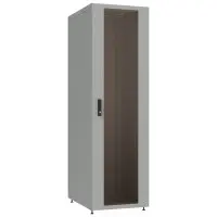 Шкаф коммутационный NT Practic.3 18-66.GF12.SD2.BF11 G (435064) напольный 18U 600x600мм пер.дв.стекл задн.дв.двуст. 2 бок.пан. направл.под закл.гайки 1300кг серый 710мм 55кг IP20 сталь