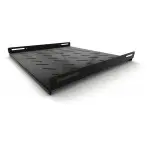 Полка стационарная Hyperline TSH3L-450-RAL9004 1U нагр.:20кг. 19" 450мм черный (упак.:1шт)