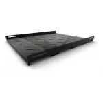 Полка стационарная Hyperline TSH3H-650-RAL9004 1U нагр.:100кг. 19" 650мм черный (упак.:1шт)