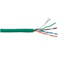 Кабель информационный Lanmaster LAN-5EUTP-PT-LSZH-GN кат.5E U/UTP 4 пары 24AWG LSZH внутренний 305м зеленый