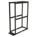 Стойка двухрамная Hyperline ORK2A-3281-RAL9005 32U 550ммX1250мм 1000кг черный