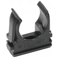 Держатель IEK CTA10D-CF16-K02-100 с защелкой 16мм пластик черный (упак.:1шт)