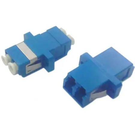 Адаптер Hyperline FA-P11Z-DLC/DLC-N/WH-BL проходнойLC дупл. 9/125 OS1/OS2 син.