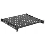 Полка стационарная ITK FS05-400PI-R 1U нагр.:100кг. 19" 400мм черный (упак.:1шт)