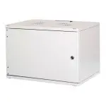 Шкаф коммутационный Lande NetBox Soho (LN-SH09U5460-LG-F0-2) настенный 9U 540x600мм пер.дв.металл задн.дв.стал.лист несъемн.бок.пан. направл.под закл.гайки 80кг серый 12.7кг 460мм IP20 сталь