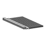 Щеточный ввод Lande DYNAmic Basic LN-DGR-CMB-BL дл.70мм шир.314мм черный (упак.:1шт)