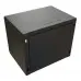 Шкаф коммутационный WRline (WR-TW-1245-SR-RAL9004) настенный 12U 600x450мм пер.дв.металл 2 бок.пан. направл.под винты 60кг черный 350мм 650мм IP20 сталь