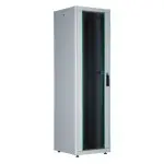 Шкаф серверный Lande DYNAmic Basic (LN-DB42U6060-LG-BAAA) напольный 42U 600x600мм пер.дв.стекл задн.дв.стал.лист направл.под закл.гайки 600кг серый 72кг 2010мм IP20 сталь