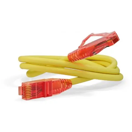 Патч-корд Hyperline PC-LPM-UTP-RJ45-RJ45-C5e-1M-LSZH-YL PC-LPM-UTP-RJ45-RJ45-C5E-1M U/UTP RJ-45 вил.-вилка RJ-45 кат.5E 1м желтый LSZH