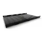 Полка стационарная Hyperline TSH3H-850-RAL9004 1U нагр.:100кг. 19" 850мм черный (упак.:1шт)