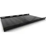 Полка стационарная Hyperline TSH3L-850-RAL9004 1U нагр.:20кг. 19" 850мм черный (упак.:1шт)