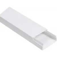 Кабельный канал IEK CKK11-040-040-1-K01-024 ECOLINE 40x40мм белый 2м (упак.:1шт)