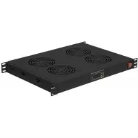 Модуль вентиляторный NTSS (NTSS-FAN4/19T-BL) 4 вент. черный (упак.:1шт)