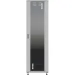 Шкаф серверный NTSS Премиум (NTSS-R22U60100GS) напольный 22U 600x1000мм пер.дв.стекл металл 900кг серый 910мм 60.5кг 1102мм IP20 сталь