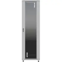 Шкаф серверный NTSS Премиум (NTSS-R42U6060GS) напольный 42U 600x600мм пер.дв.стекл металл 900кг серый 510мм 78.1кг 1987мм IP20 сталь