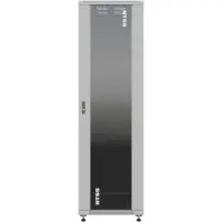 Шкаф серверный NTSS Премиум (NTSS-R42U6080GS) напольный 42U 600x800мм пер.дв.стекл металл 900кг серый 710мм 87.7кг 1987мм IP20 сталь
