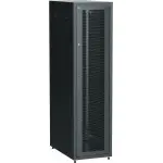 Шкаф серверный ITK (LE05-42U61-PM) напольный 42U 600x1000мм пер.дв.перфор. металл 2 бок.пан. 700кг черный 900мм 120град. 2000мм IP00 сталь