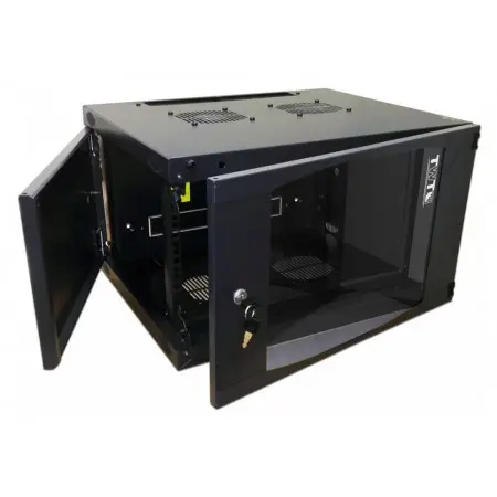 Шкаф коммутационный Lanmaster Next (TWT-CBWNG-9U-6X6-BK) настенный 9U 550x600мм пер.дв.стекл 60кг черный 19.5кг 494мм